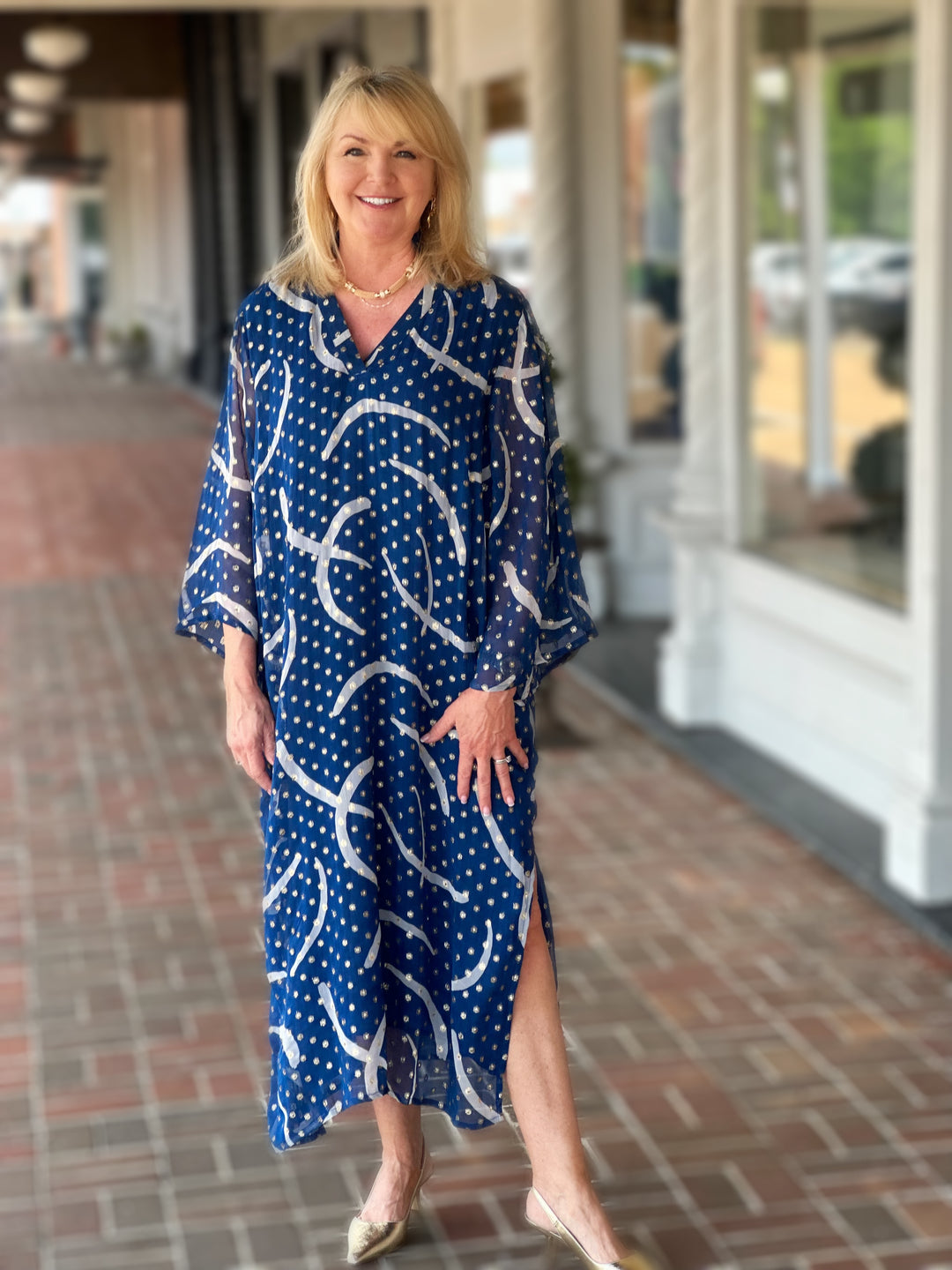holly shae dresses Holly Shae Maria Dress in Blue Wave Bliss
