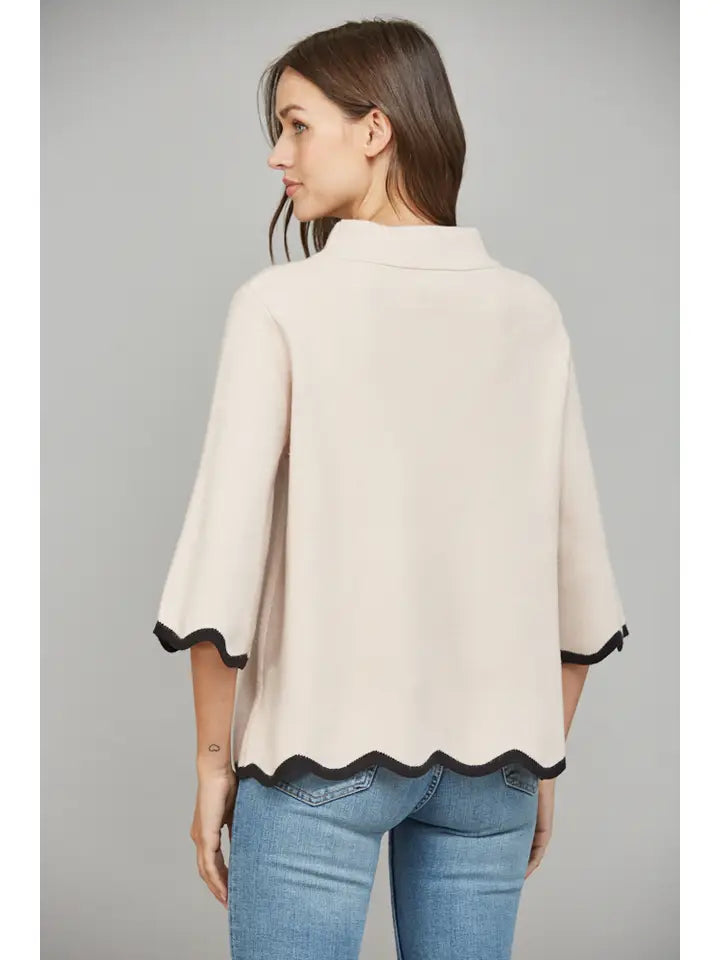 Here All Along Sweater in Cream