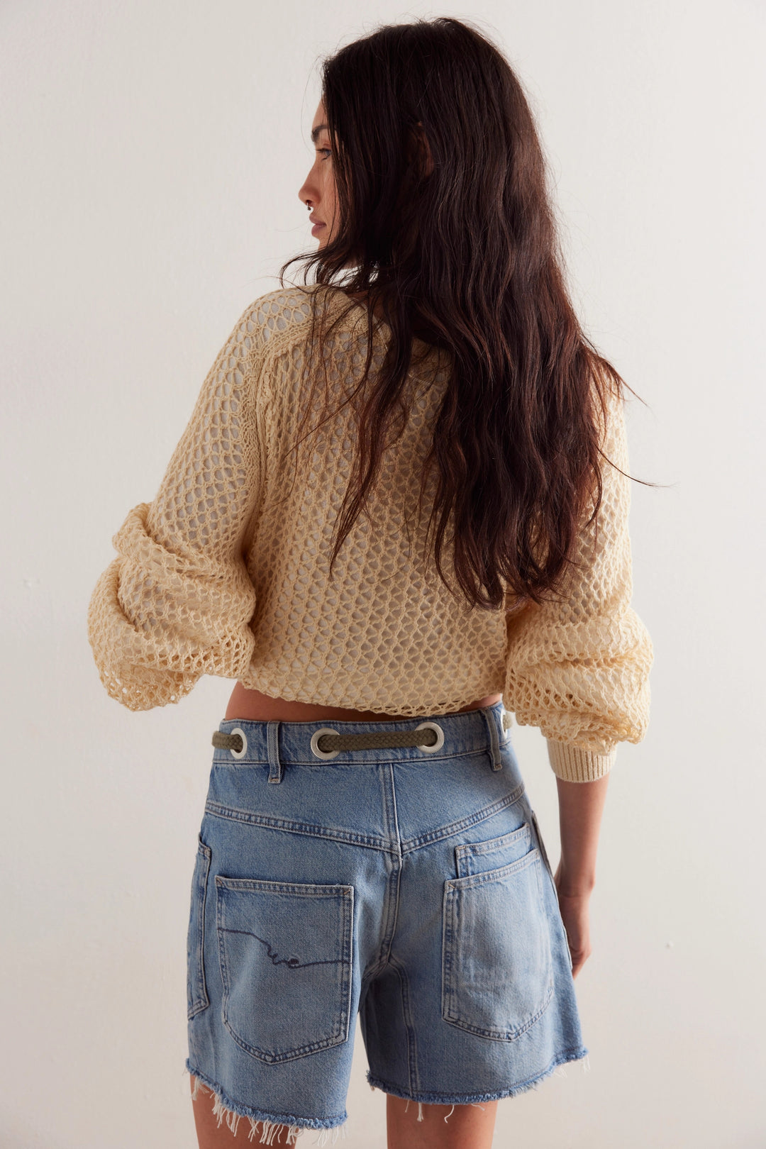 Free People Moxie Shorts in Truest Blue