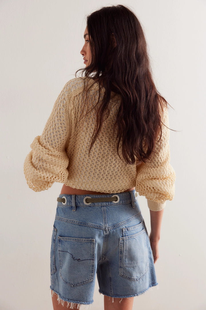 Free People Moxie Shorts in Truest Blue