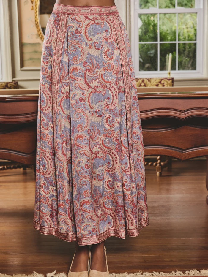 Love The Label Arden Skirt in Lucent Lights Print