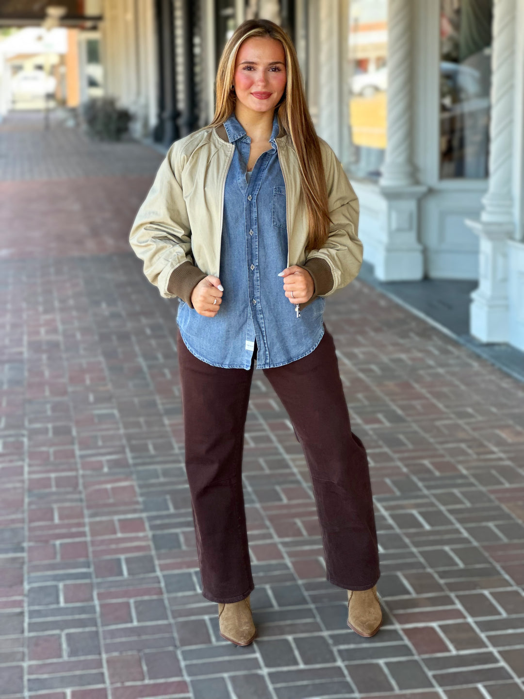 Steve Madden Bray Jacket in Khaki