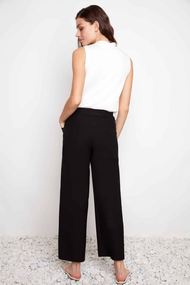 Wide Leg Pant in Black