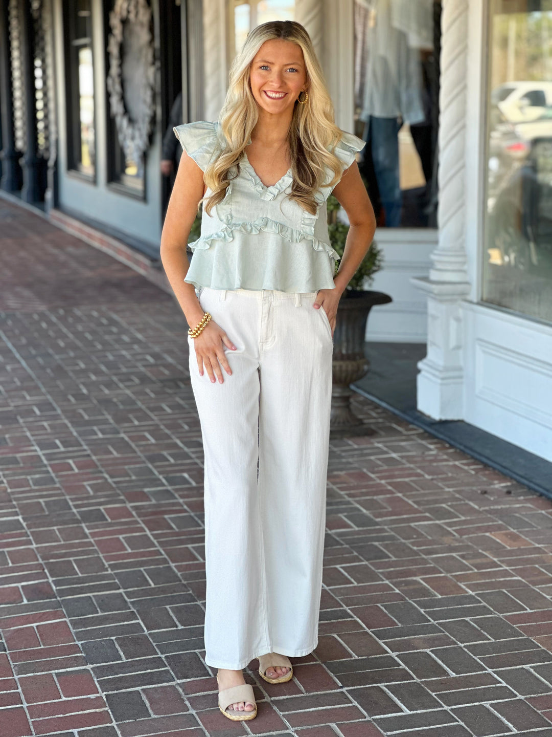 Steve Madden Verda Top in Powder Puff