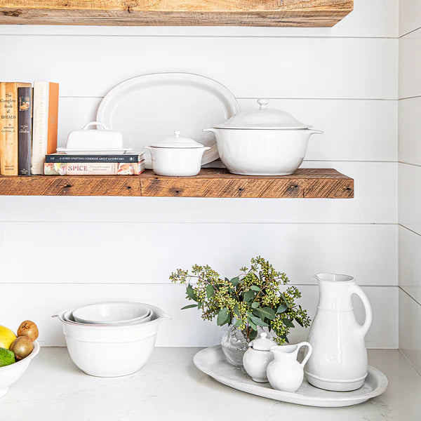 Juliska Puro 12" Casserole with Lid in Whitewash