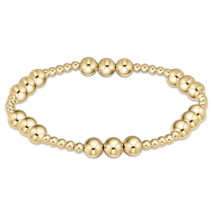 enewton Classic Joy Pattern Bead Bracelet - Gold