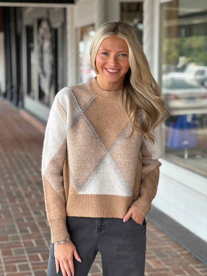 The Carmine Sweater in Mocha