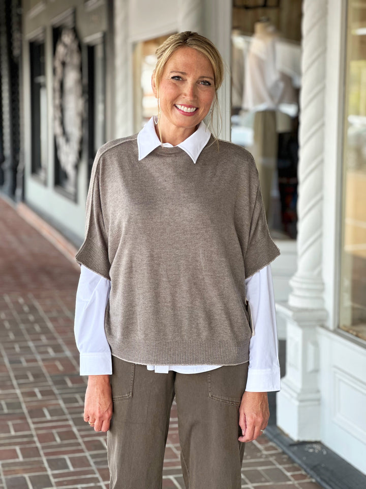 Kerisma Fawn Mock Top in Brown