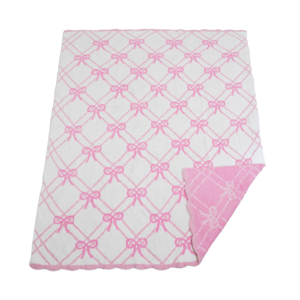 Grided Bows Blanket