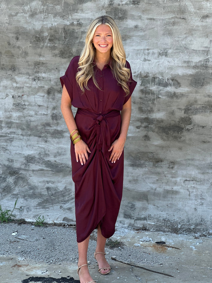 Steve Madden Tori Dress in Wine