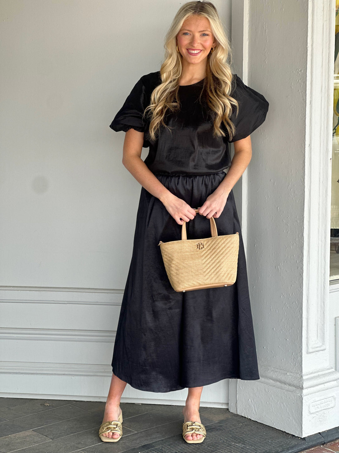 Adrienne Camdyn Top in Black