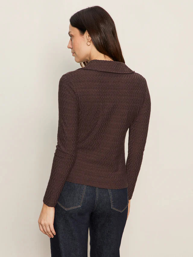 Sanctuary Textured Knit Dreamgirl Top in Semi Sweet