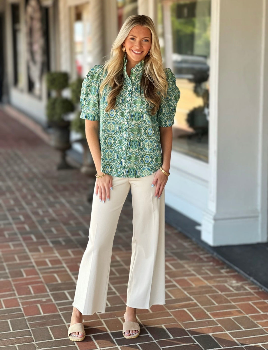 Always Yours Top in Green