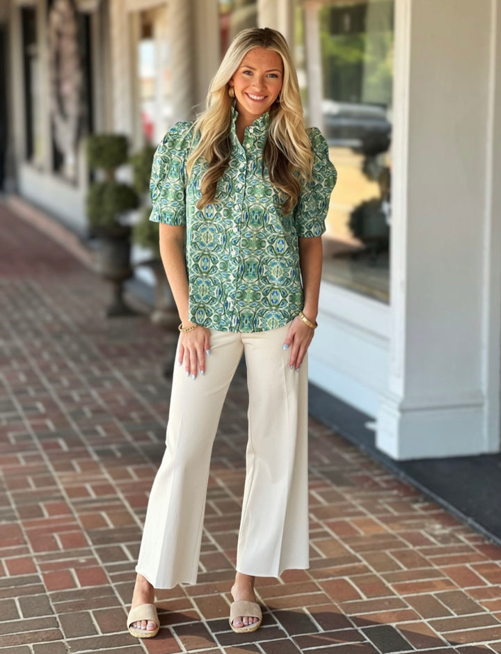 Always Yours Top in Green