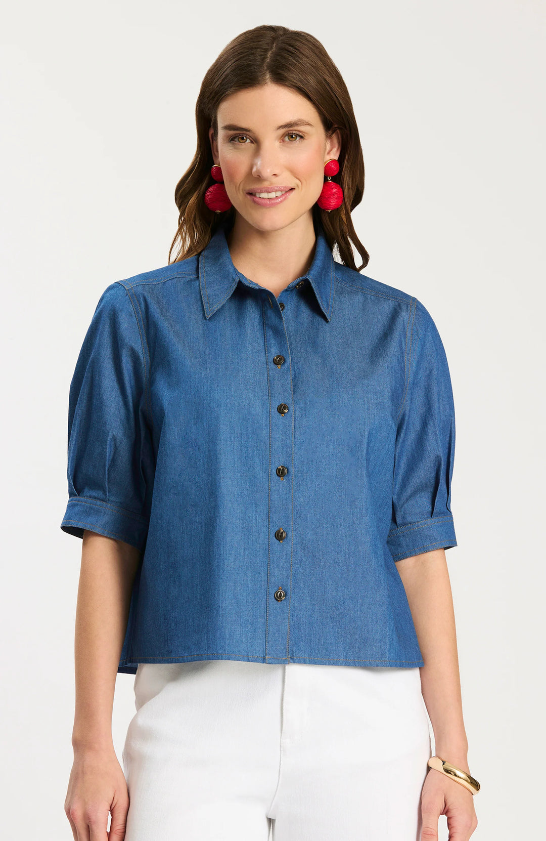 Tyler Boe River Shirt in Denim