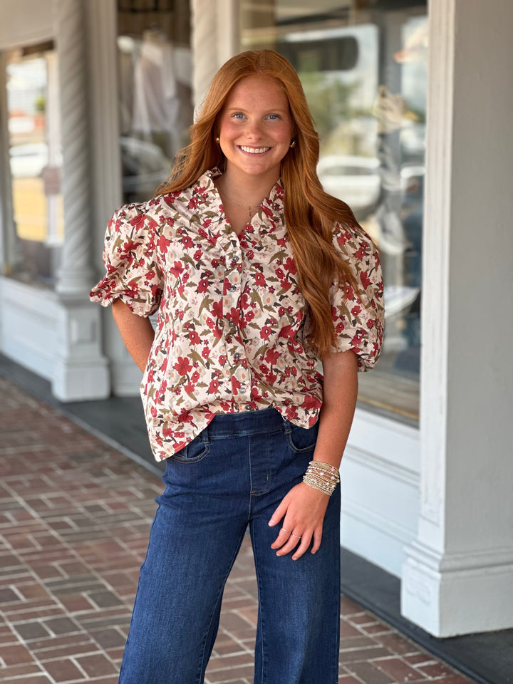 Living Simply Floral Top