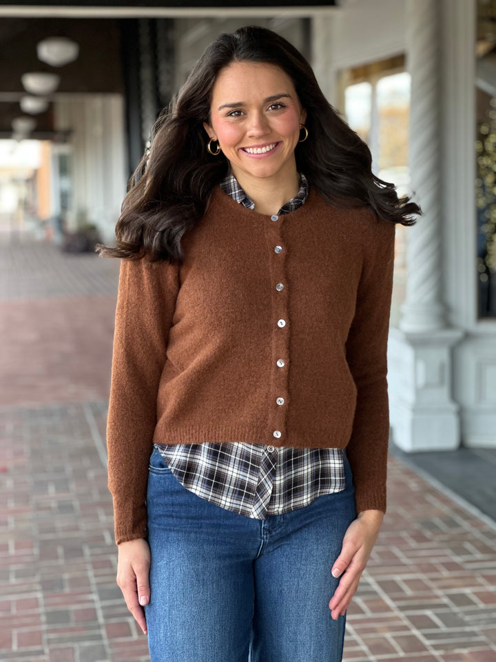 Mocha Sweater Cardigan