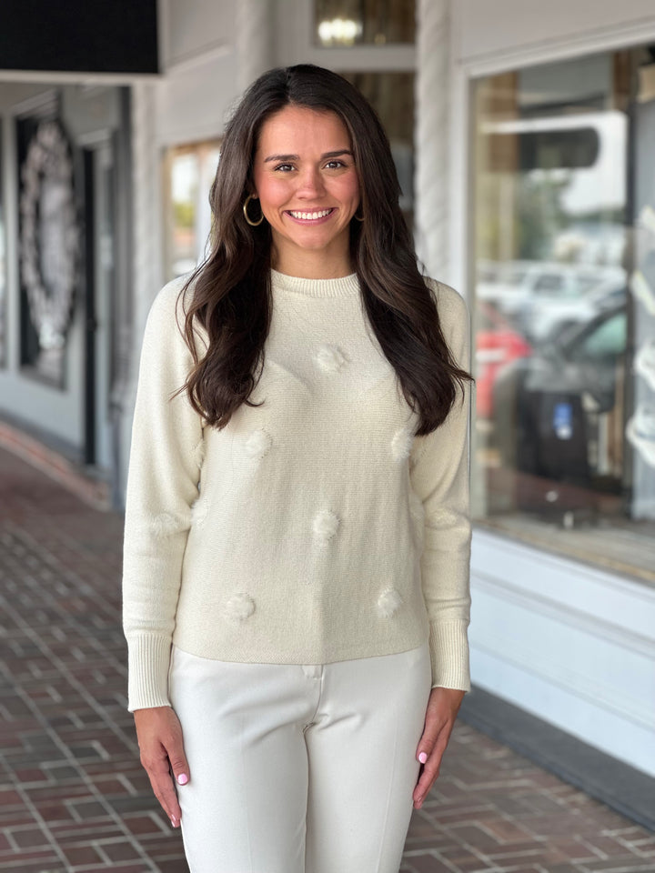 Elliott Lauren Cream Sweater