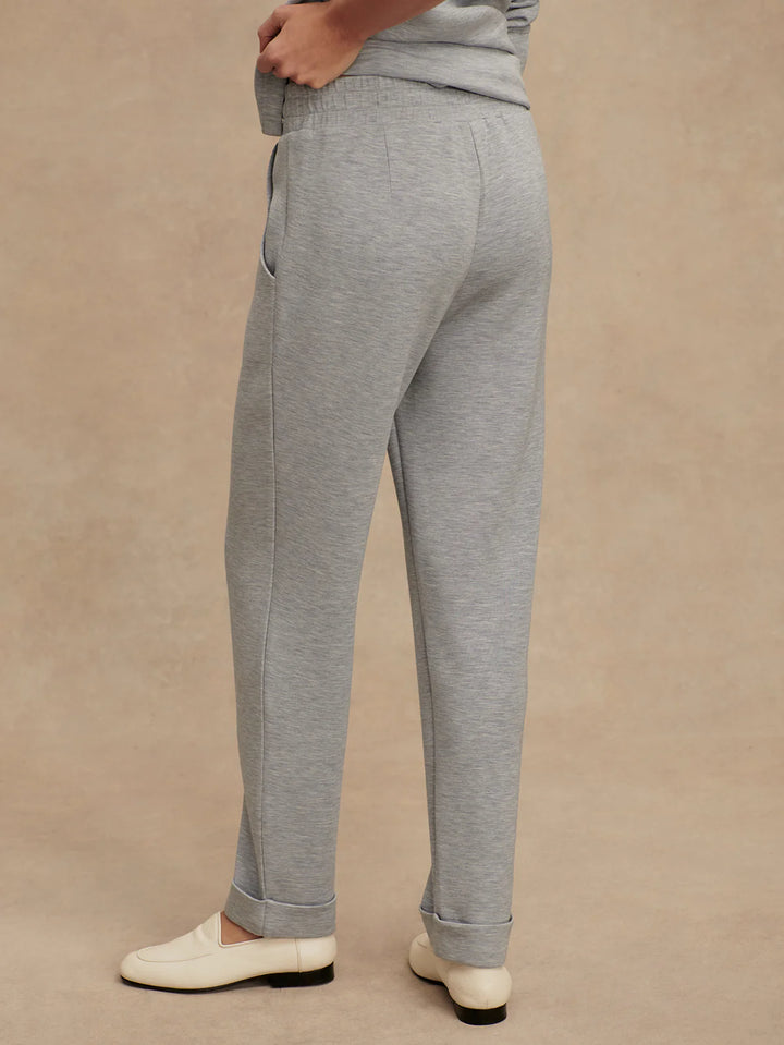 Varley The Rolled Cuff Pant 28.5" in Mid Blue Marl