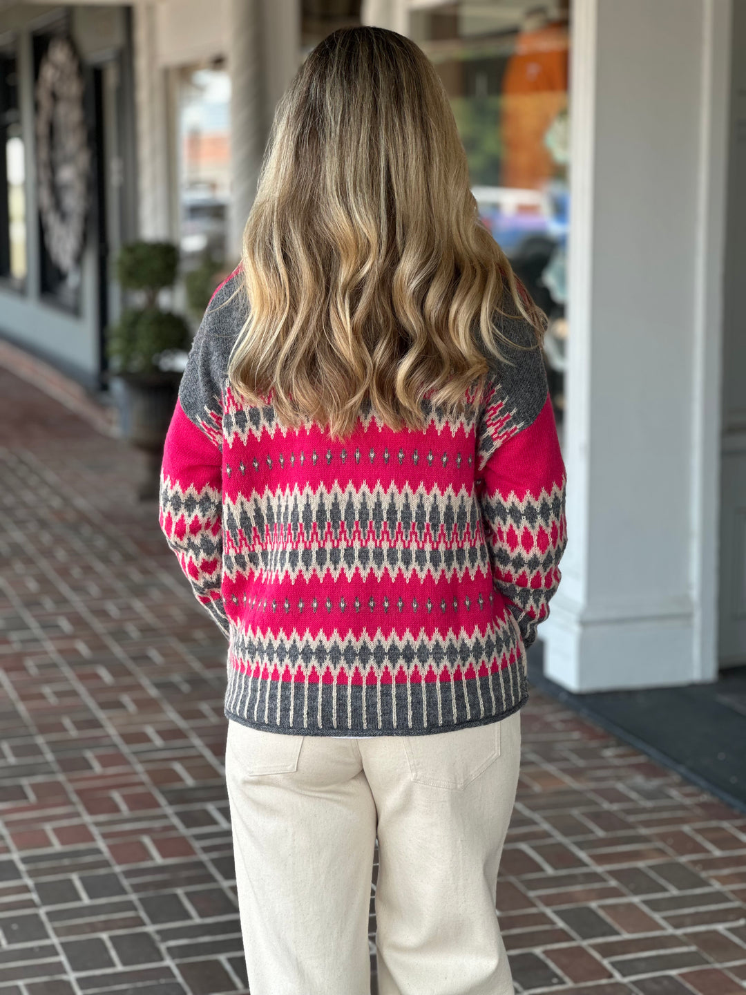 Find It Again Fuchsia Sweater