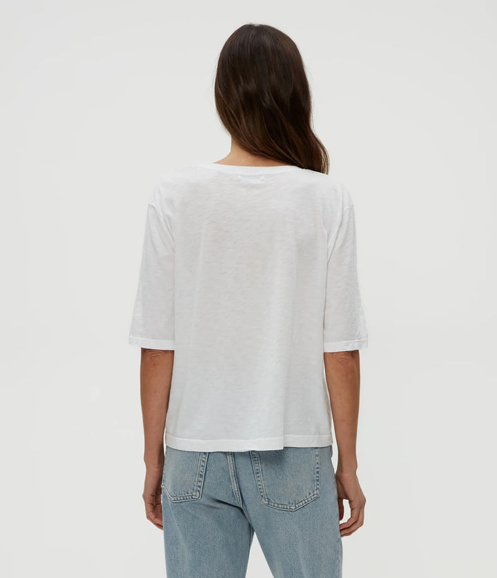 Michael Stars Reid Oversized Crew in White