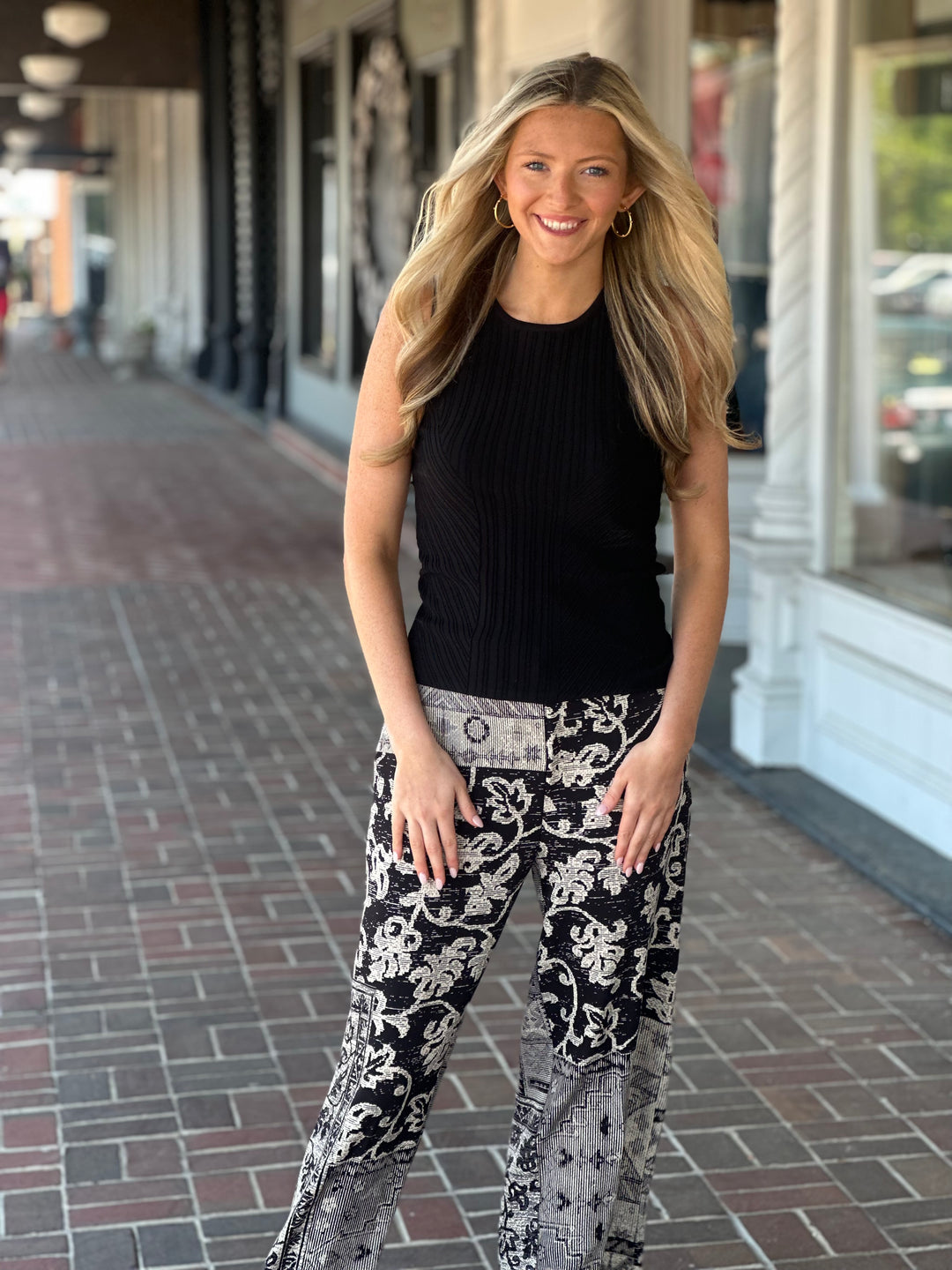 Lysse Genesis Stretch Woven Pant in Casa De Musica