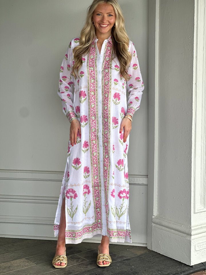 Bella Tu Peyton Shirtdress in Nicole Pink