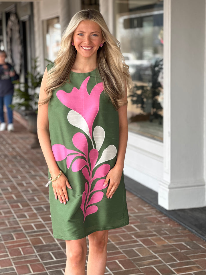 Frances Valentine Lily Shift Dress in Treetop Multi