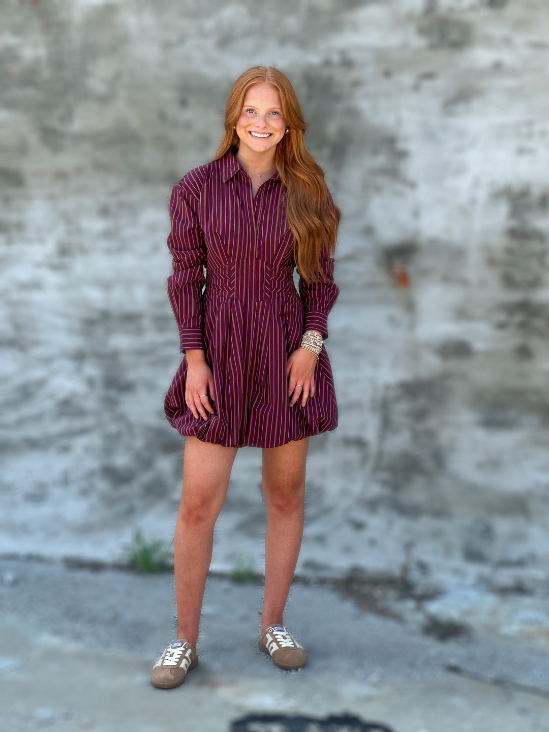 Steve Madden Arielle Dress in Wine