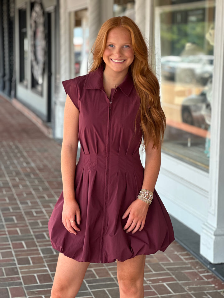 Steve Madden Dyanne Dress in Wine