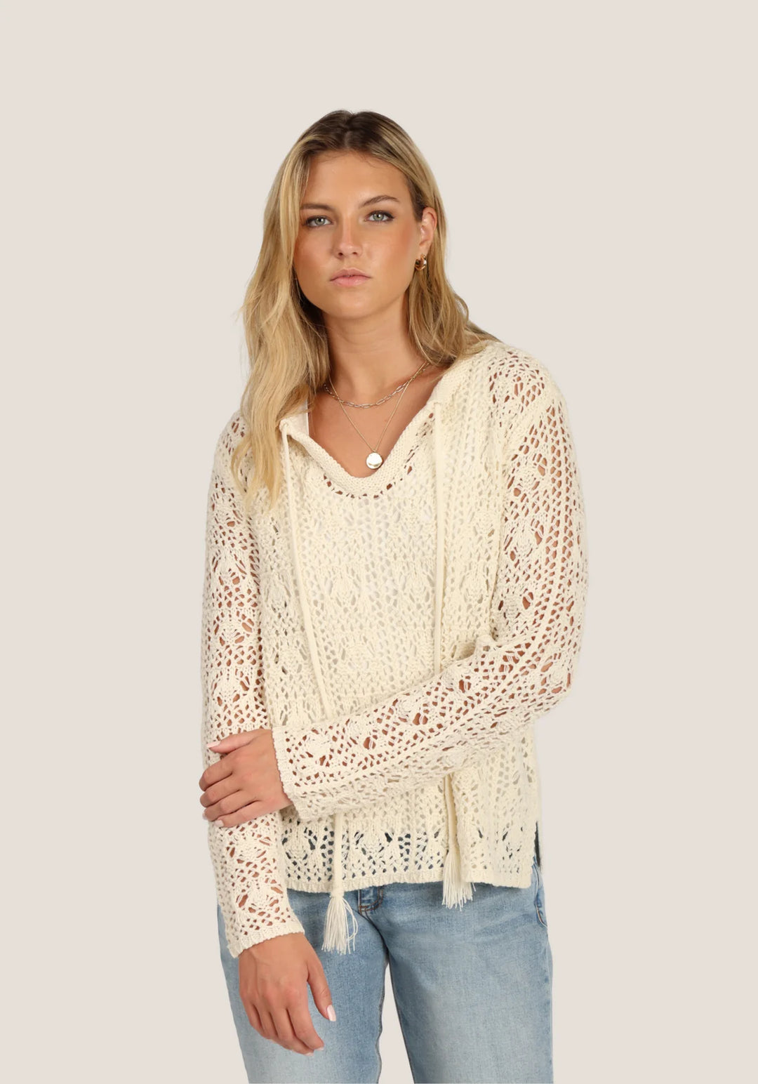 Dylan Rowan Sweater in Natural