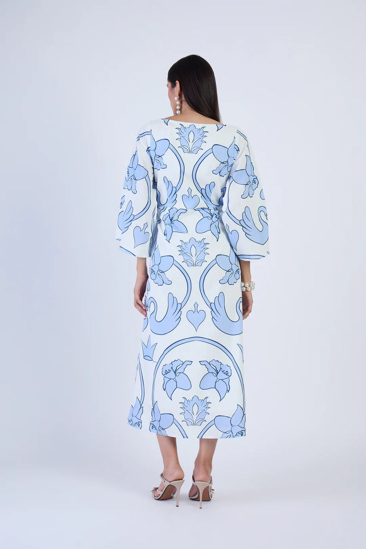 Beyond By Vera Camelia Dress in MONACO CÉLESTE