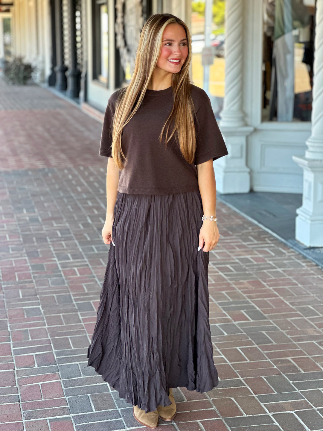 Steve Madden Kori Sweater in Dark Espresso