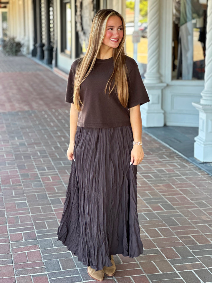 Steve Madden Kori Sweater in Dark Espresso