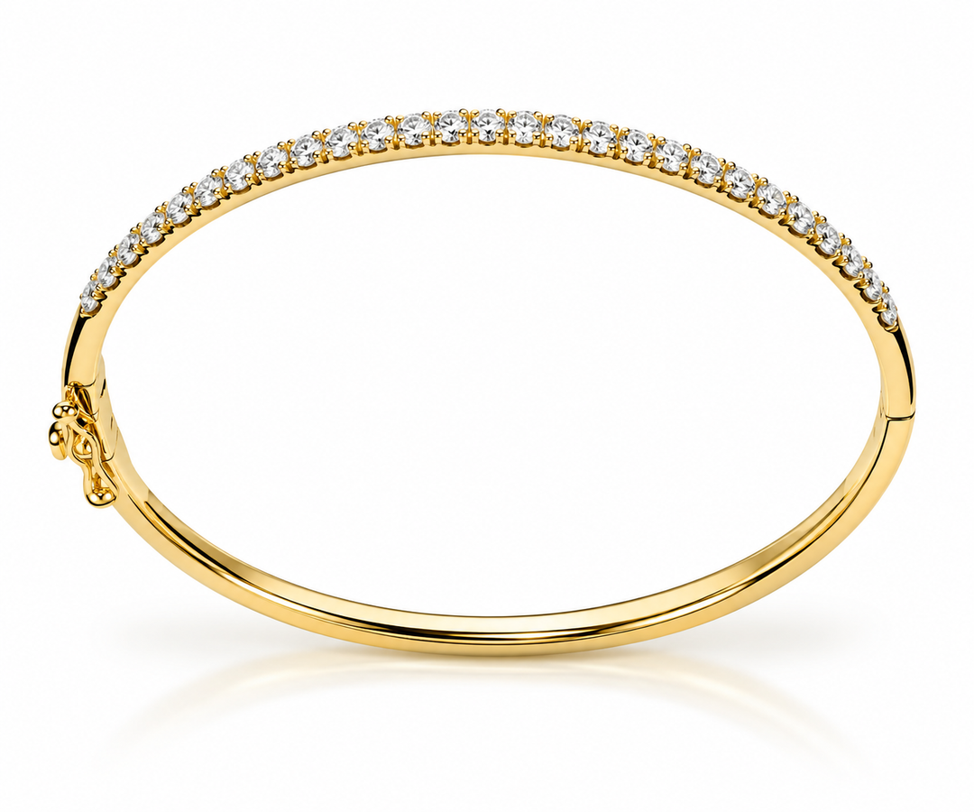 Heera Moti Square Row Diamond Bracelet