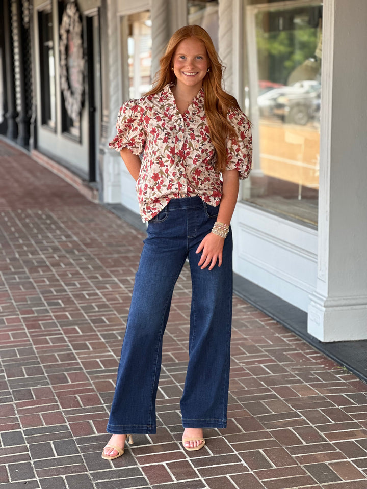 Living Simply Floral Top
