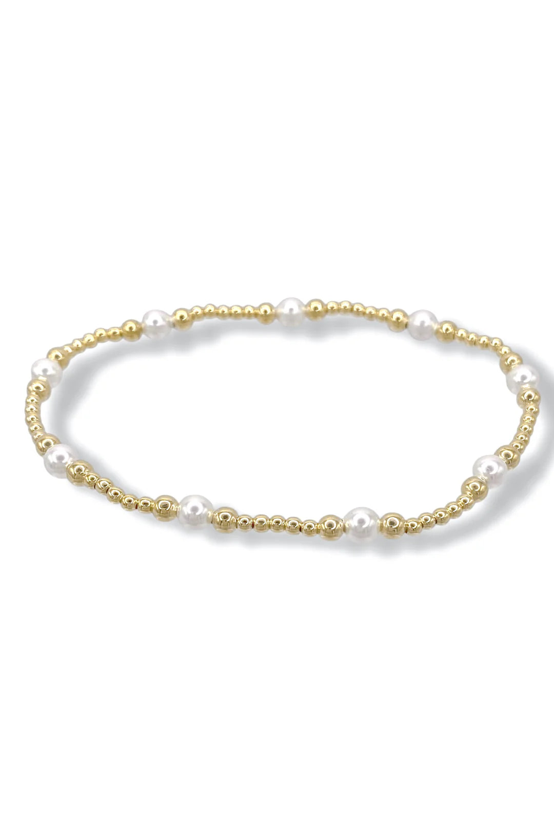 Enewton Classic Purpose Pattern 4mm Bead Bracelet-Pearl
