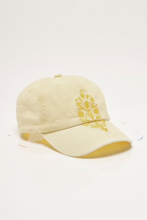 Free People  Big Buti Baseball Cap in Daylight Tonal