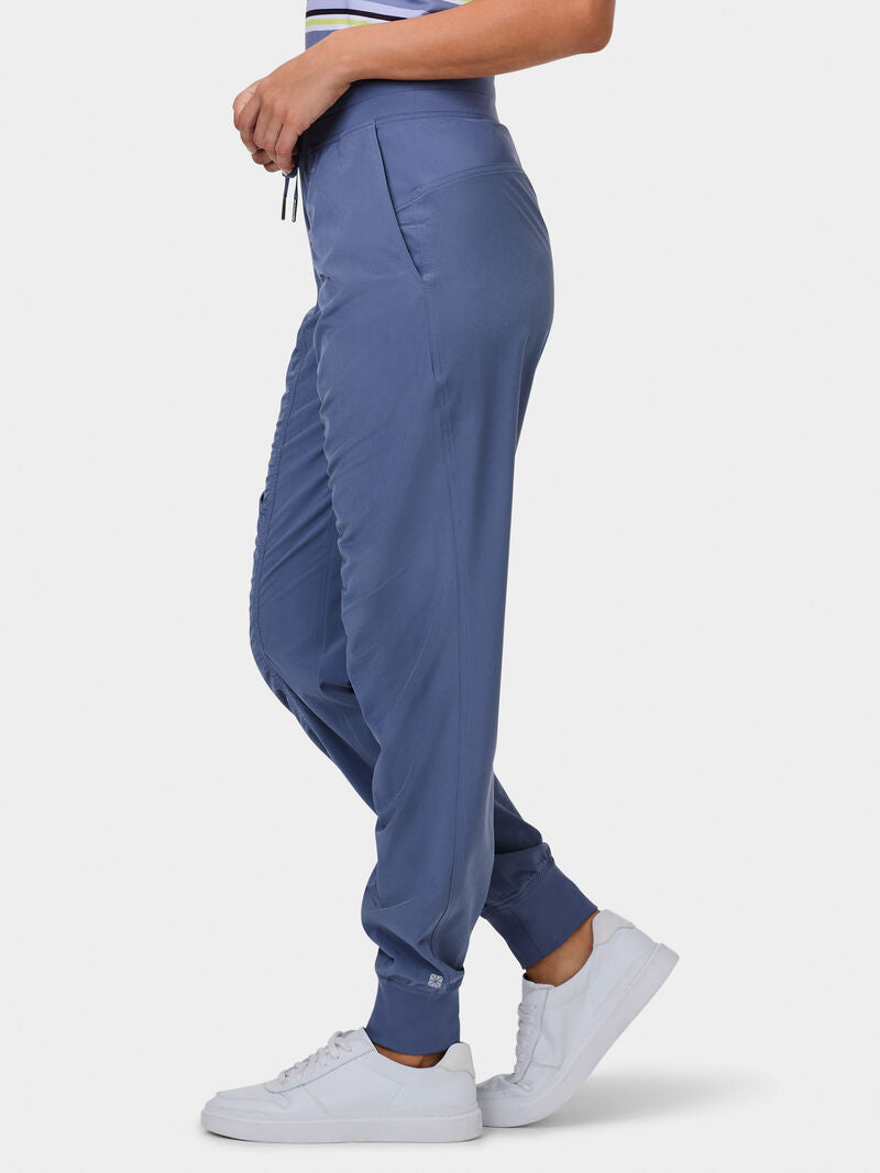 Nic + Zoe Active Tech Stretch Ruched Jogger in Slate