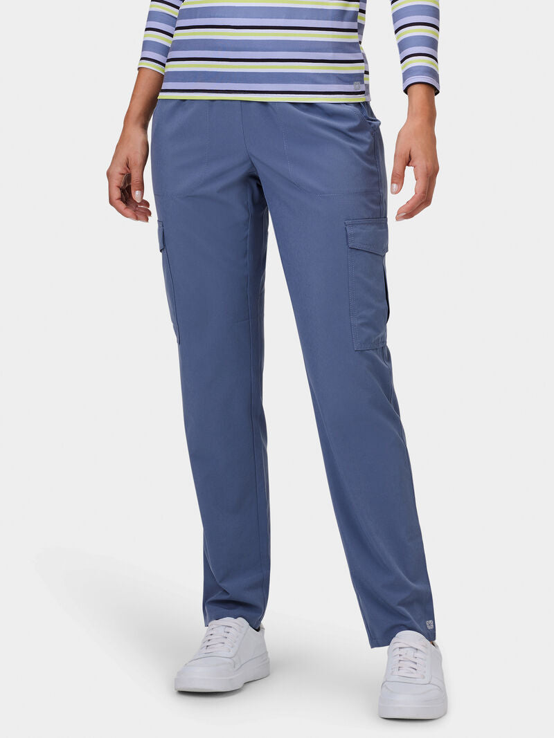 Nic + Zoe Active Tech Stretch Cargo Pant in Slate