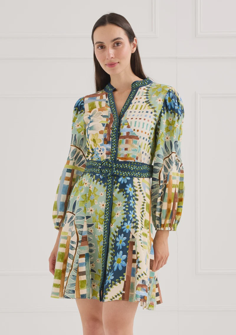 Alivia The Alice Dress in Mosaic Medow
