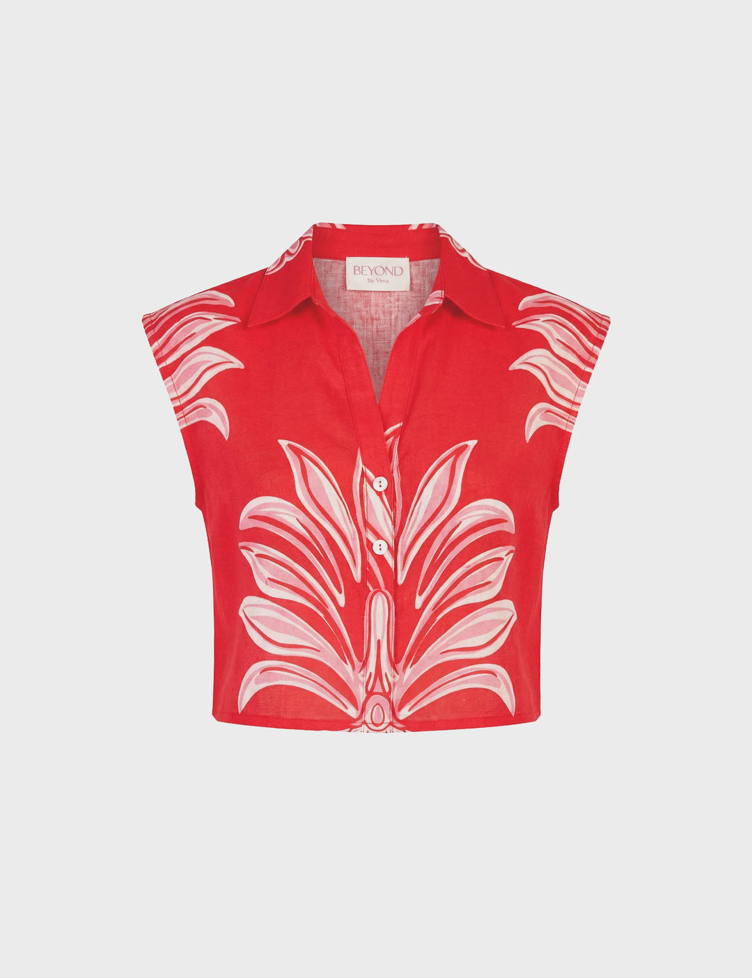 Beyond by Vera Alba Top in PALM SPRING ROUGE