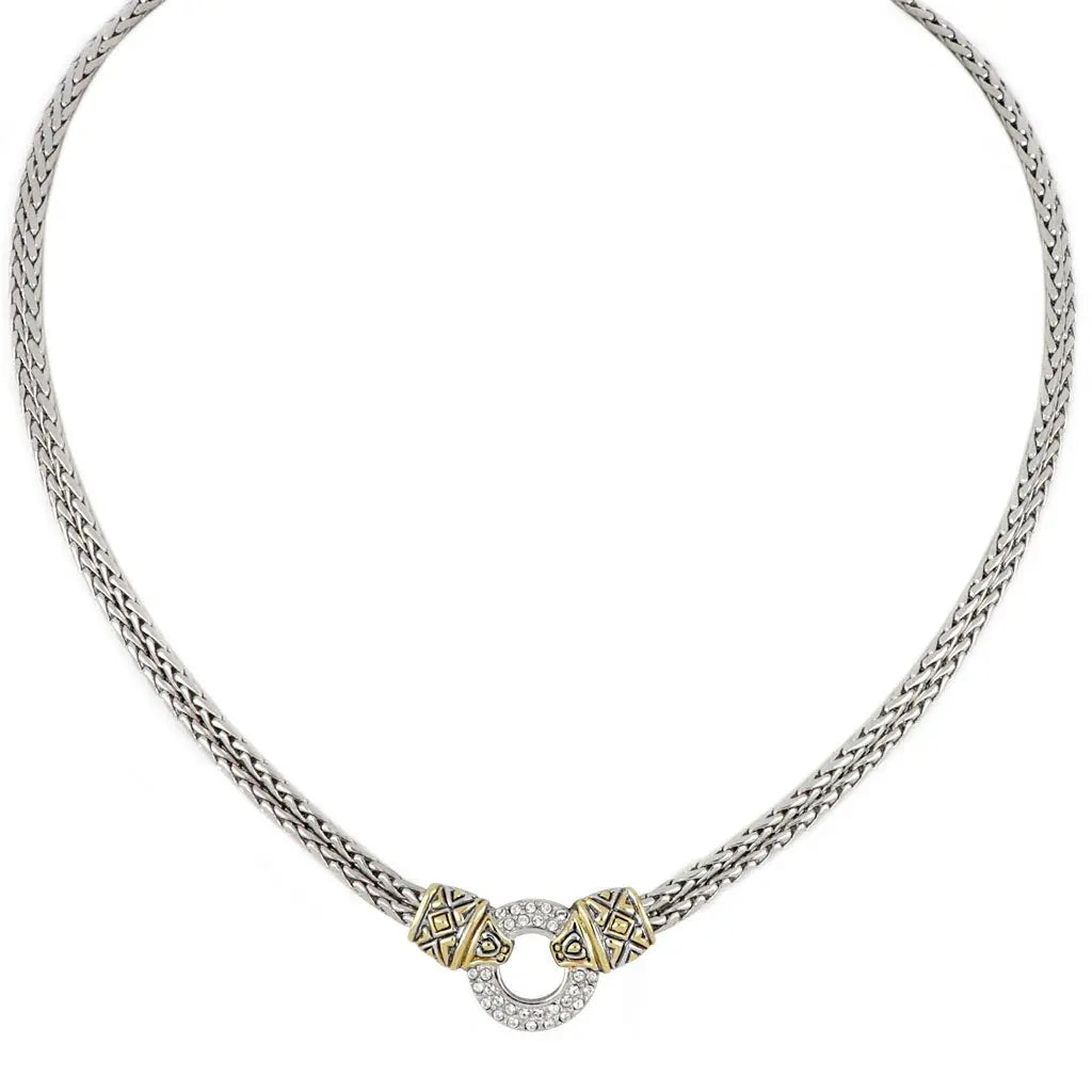 John Medeiros Pavé Circle Double Strand Necklace