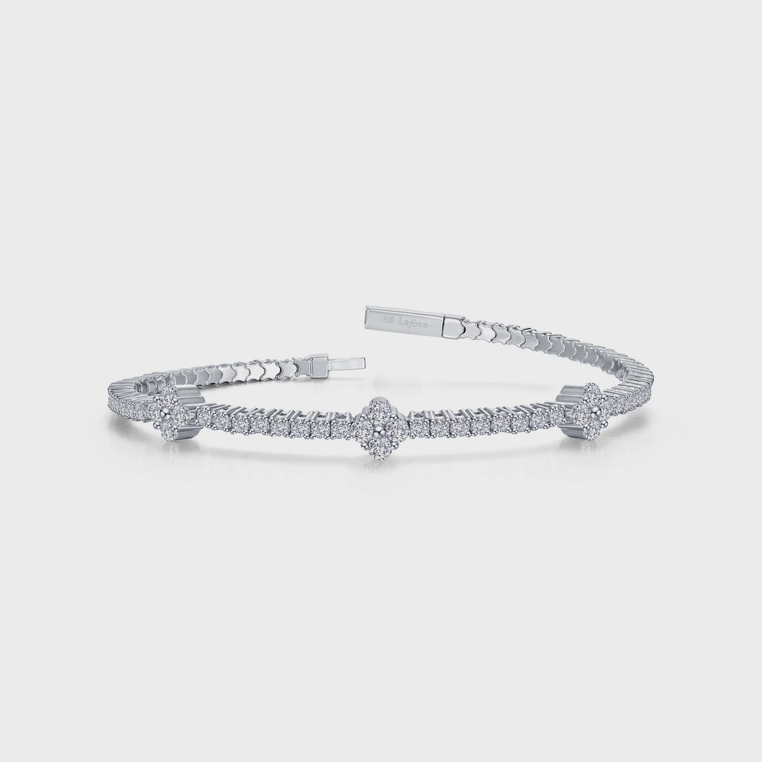 Lafonn 2.45 CTW Station Flexible Tennis Bracelet