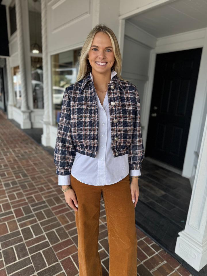 Tyler Boe Harper Kensington Plaid Jacket