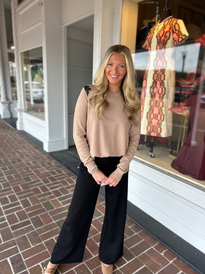 Jaggered Sweater in Oat