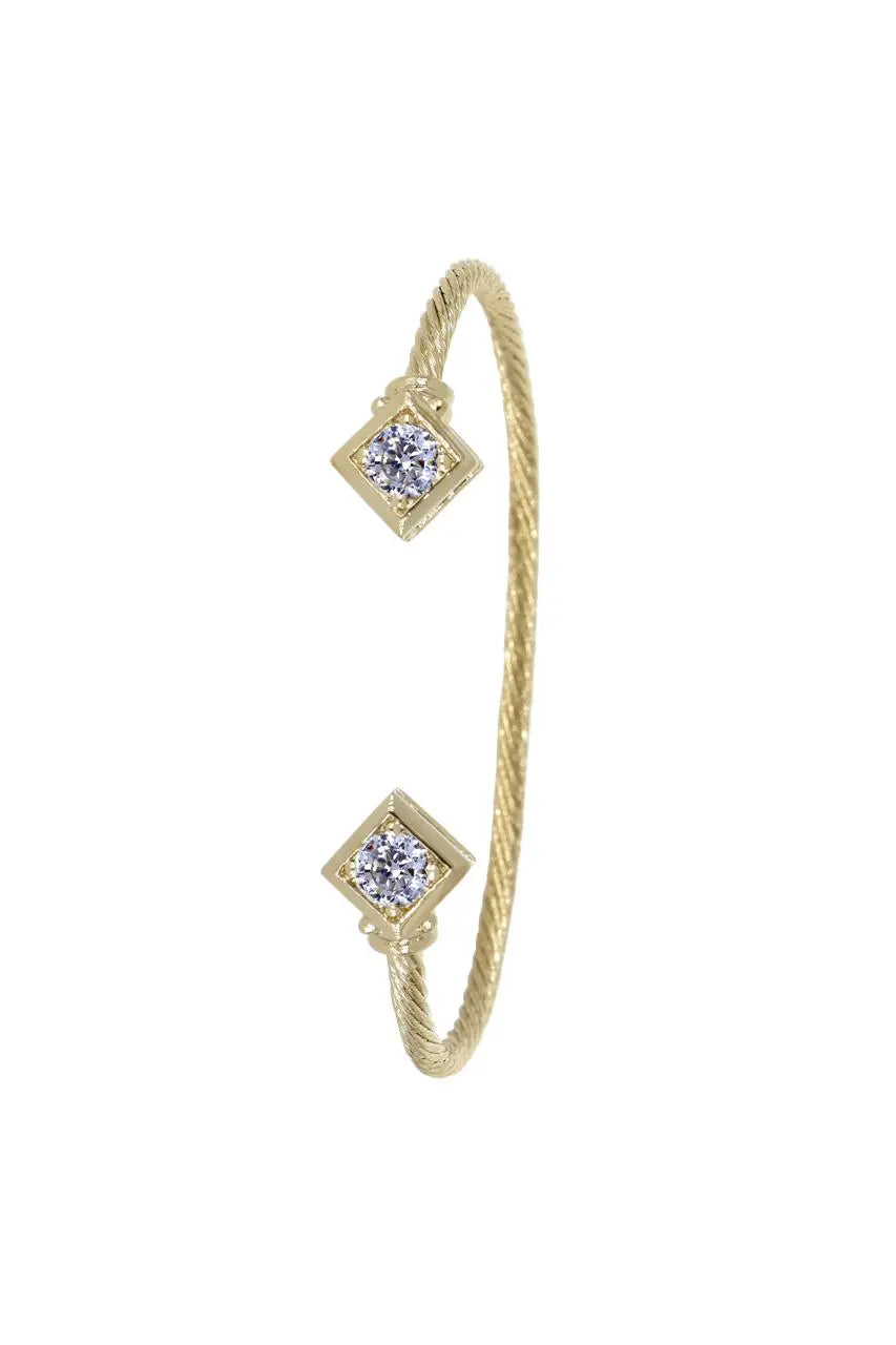 John Medeiros Gilded Collection Diamond Shaped Small Cuff Bracelet