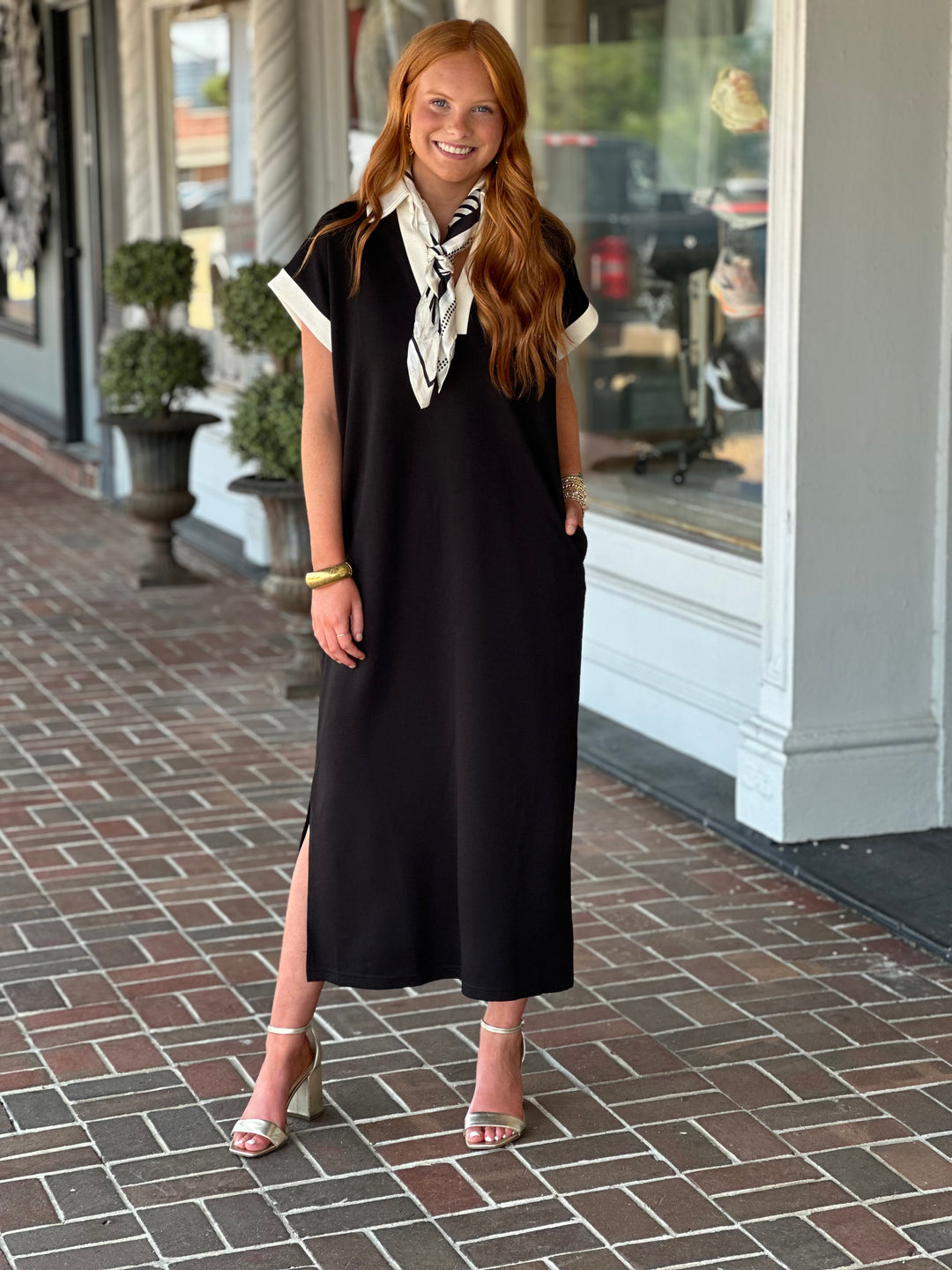 Came Back Better Black Maxi Dress