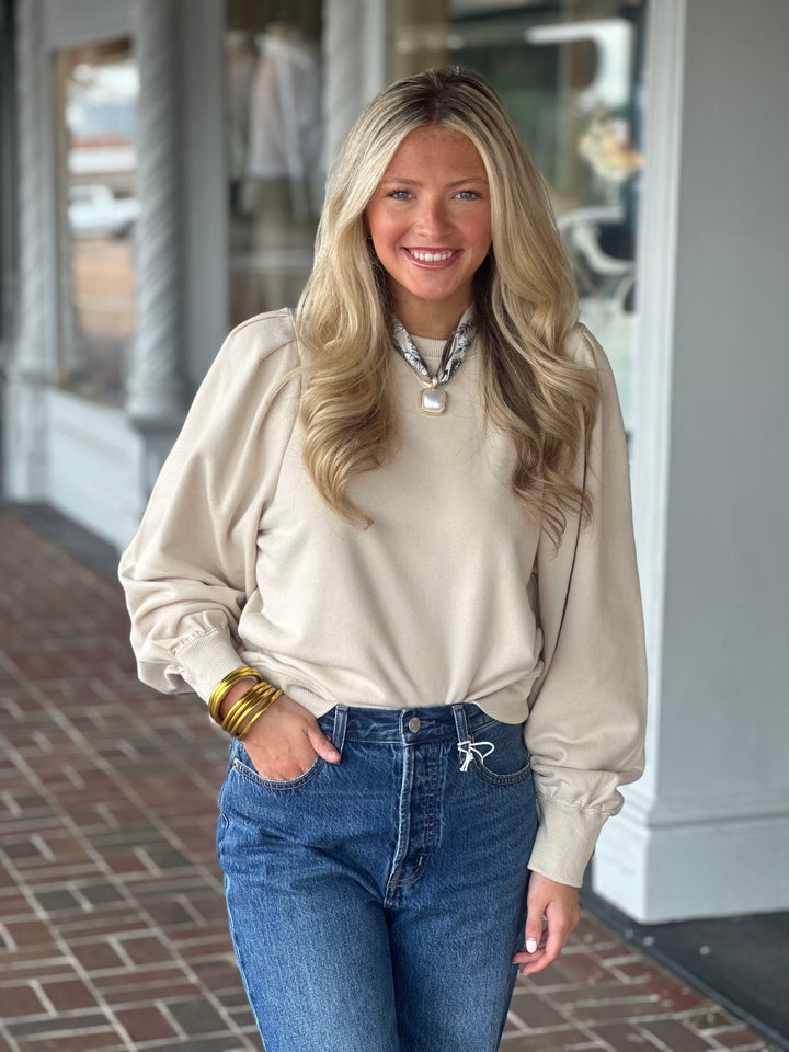 Florez Olly Sweater in Off-White