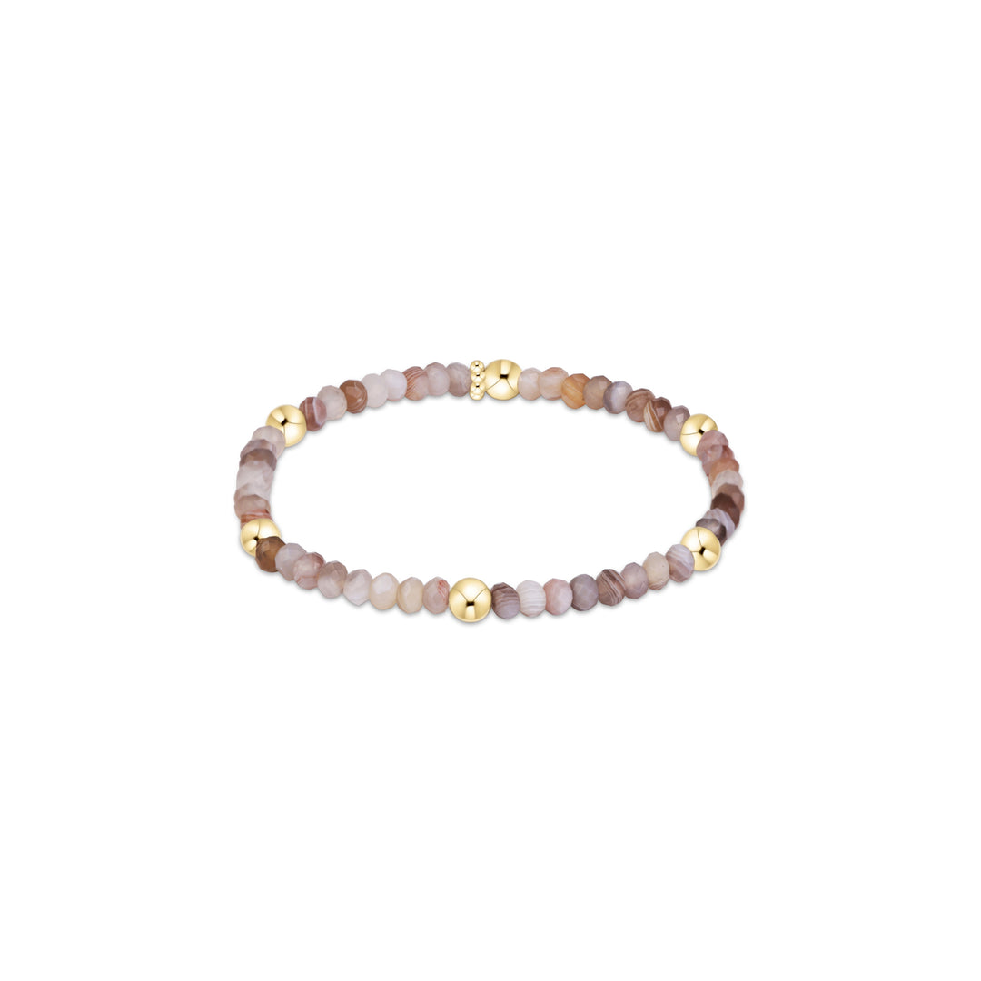 Enewton Extends Presence Gemstone 4mm Bracelet - Botswana Agate